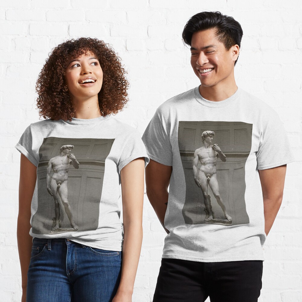 David by Michelangelo #David #Michelangelo #DavidbyMichelangelo #masterpiece Renaissance sculpture Classic T-Shirt