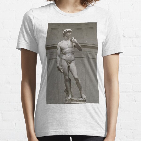 David by Michelangelo #David #Michelangelo #DavidbyMichelangelo #masterpiece Renaissance sculpture Essential T-Shirt