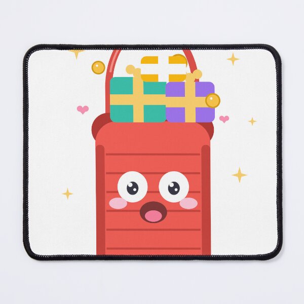 Item preview, Cute Kawaii Shopping Basket Character Sticker Black Friday Sale Shopping Art designed and sold by PRIME4YOU.