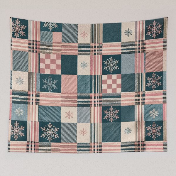 Item preview, Winter Wonderland Snowflake Plaid designed and sold by Dream Bloom Gallery.