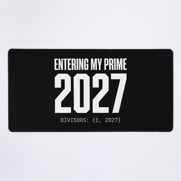 Item preview, Entering My Prime 2027 Prime Number Math designed and sold by SplashTastic.