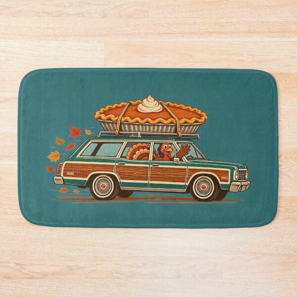 Item preview, Retro Station Wagon Car Giant Pie Thanksgiving Road Trip Vintage 1970s Travel designed and sold by MagicMakerPh.