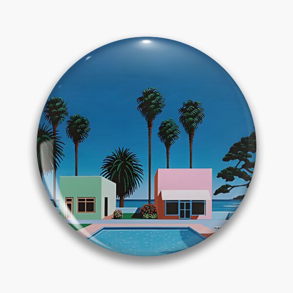 Item preview, Hiroshi Nagai Retro Poolside Paradise designed and sold by LyleKee.