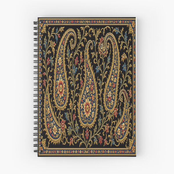 Item preview, Luxury Golden Paisley Motif Oriental Floral Crest designed and sold by Breezes-of-Ida.