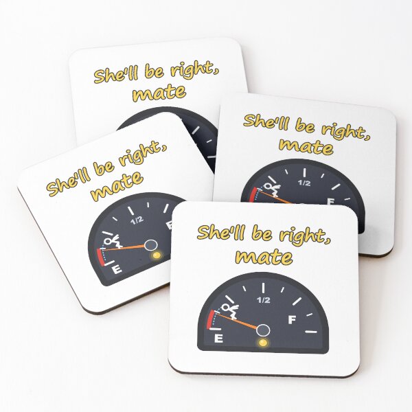Item preview, She'll Be Right Mate Diving Stick Man Fuel Gauge designed and sold by RDMOption.