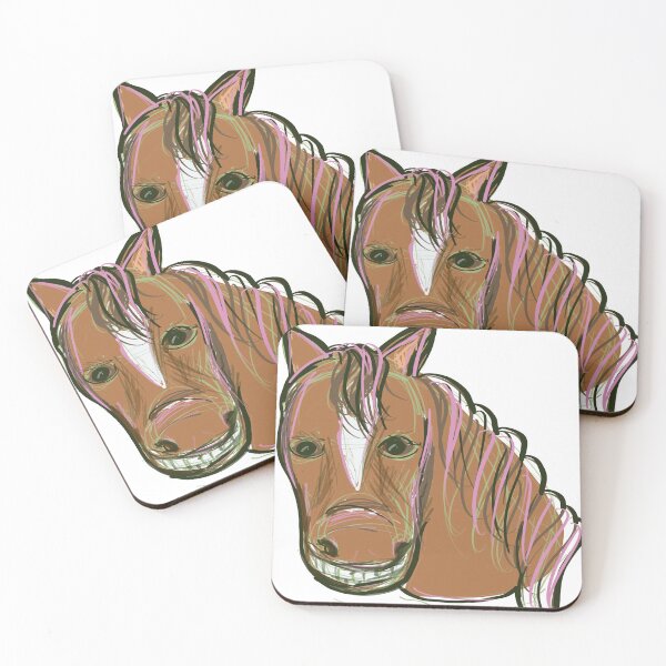 Item preview, cartoon laughing horse designed and sold by empressbat merch.
