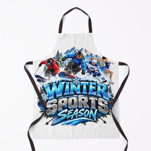 Item preview, Winter Sports Season – Skiing, Snowboarding, Ice Hockey & Figure Skating Mountain Adventure T-Shirt Design designed and sold by GoodPlaceToShop.