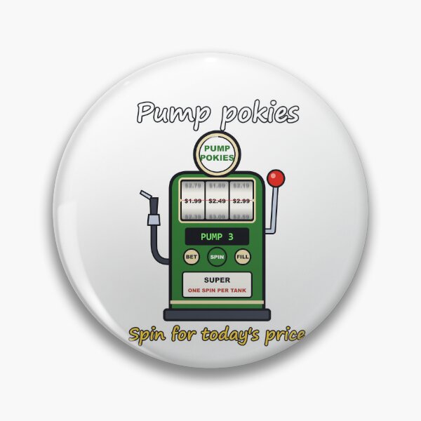 Item preview, Pump Pokies Retro Petrol Bowser Slot Machine designed and sold by RDMOption.