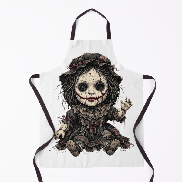 Item preview, Creepy Stitchface Doll Gothic Halloween Horror designed and sold by LuckyInk11.