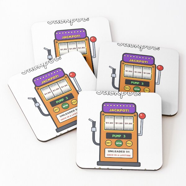 Item preview, Jackpot Found Fuel Under Two Bucks Fuel Pokies designed and sold by RDMOption.