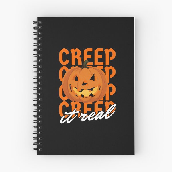 Item preview, "Creep it Real: Spooky Pumpkin Vibes!" designed and sold by ShopTwentyFour.