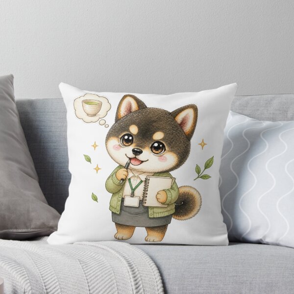 Item preview, Thinking Office Sesame Shiba Inu designed and sold by Kawaii Matcha Studio.