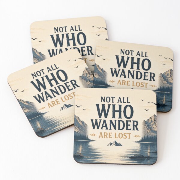 Item preview, Not All Who Wander Are Lost designed and sold by ShopieHome.