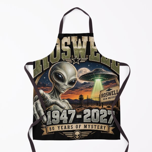 Item preview, Copy of Roswell UFO 2027 – 80 Years of Mystery Vintage Alien 1947–2027 designed and sold by dhmnee.