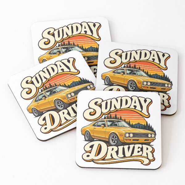 Item preview, Sunday Muscle Car Drive - Retro designed and sold by Downforce-Designs.