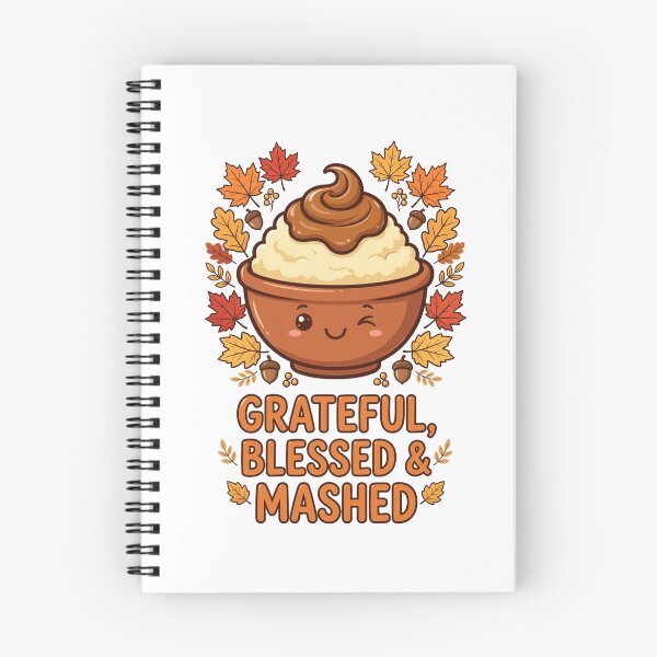 Item preview, Grateful Blessed And Mashed Funny Thanksgiving Food Shirt designed and sold by ACassaro91.