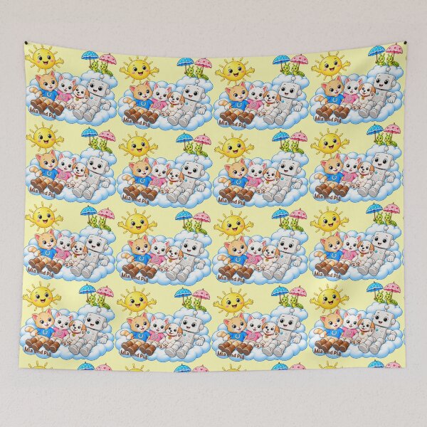 Item preview, CLOUD JOURNEY No. 1 - From the book series "Mia and Pia - Coloring fun meets cat knowledge - Adventures to color, learn and marvel at". designed and sold by WasserSonneWind.
