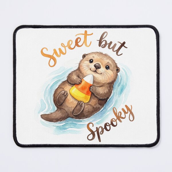 Item preview, Funny Sweet But Spooky Candy Corn Sea Otter designed and sold by Digitalphoto4u.
