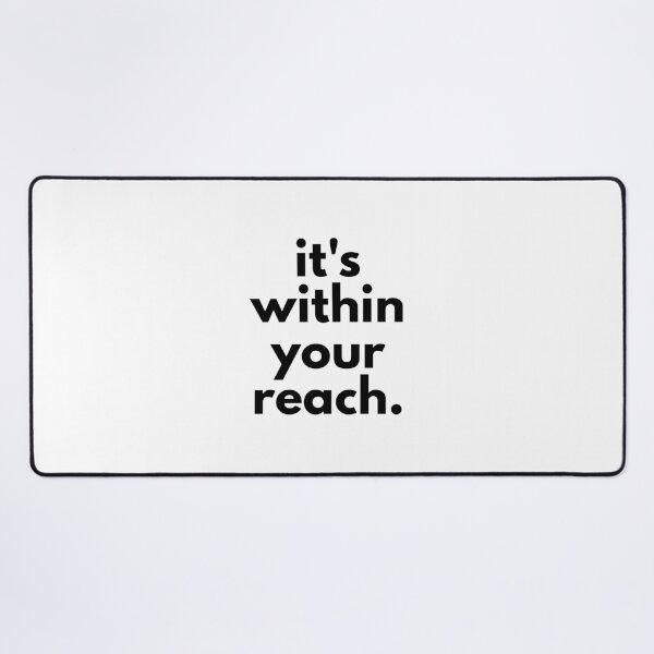 Item preview, It's Within Your Reach Minimal Typography Motivation designed and sold by r-wan-design.