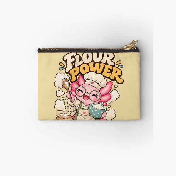 Item preview, Flour Power Axolotl – Cute Baker Baking Design designed and sold by HH Design House.