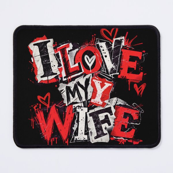 Item preview, Love My Wife Graffiti Street Art Urban Grunge Design designed and sold by RDproject.