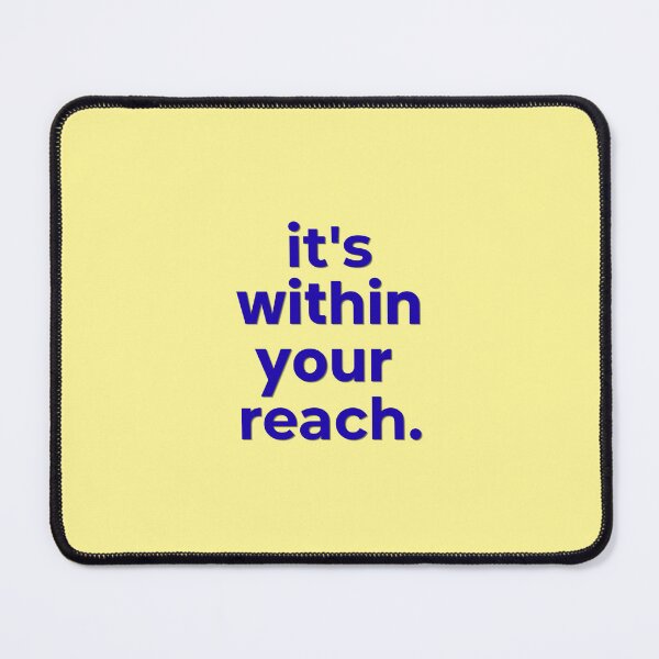 Item preview, (Blue) It's Within Your Reach Minimal Typography Motivation designed and sold by r-wan-design.