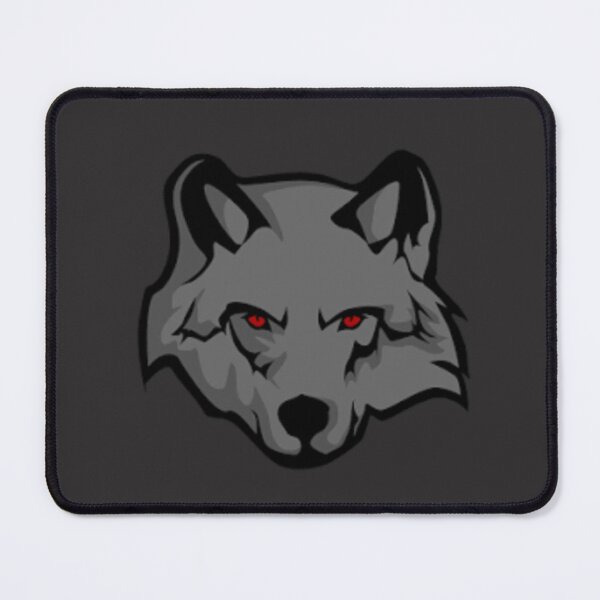 Item preview, dark wolf red eyes gaming streetwear graphic designed and sold by kesaridesigns.
