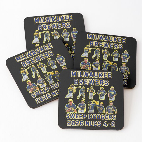Item preview, Milwaukee Brewers Sweep Dodgers  designed and sold by WoodburyLake.