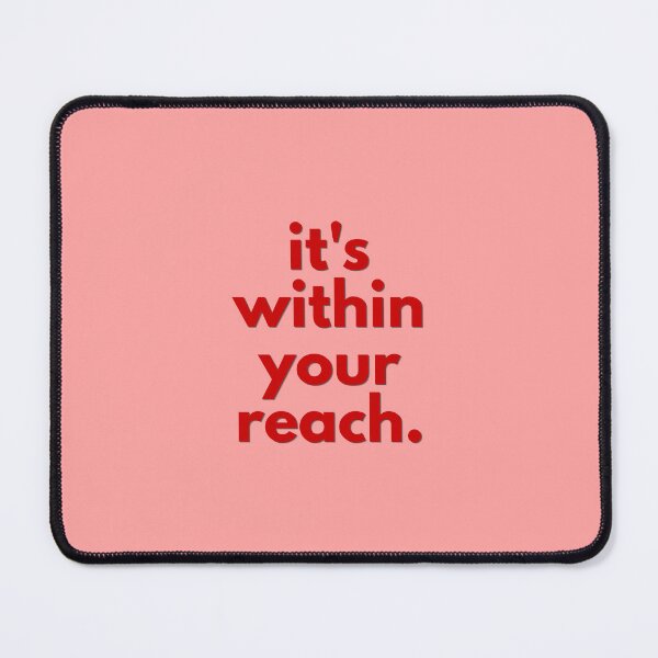 Item preview, (Red) It's Within Your Reach Minimal Typography Motivation designed and sold by r-wan-design.