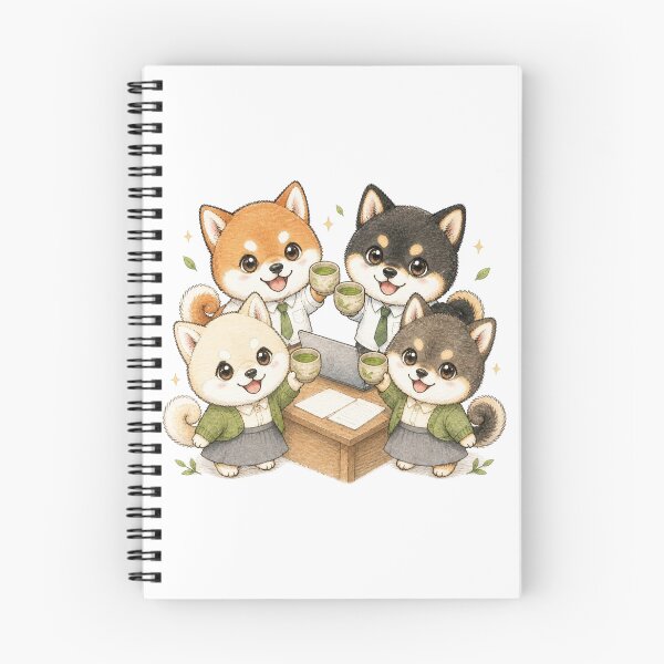 Item preview, Ochashiba Office Team designed and sold by Kawaii Matcha Studio.