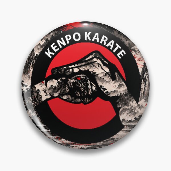 Item preview, Kenpo Karate Martial Arts Emblem | Traditional American Kenpo Fighting Spirit designed and sold by Fei Long Design Hub.