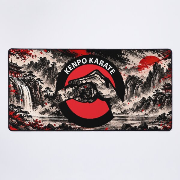 Item preview, Kenpo Karate Martial Arts Emblem | Traditional American Kenpo Fighting Spirit designed and sold by Fei Long Design Hub.