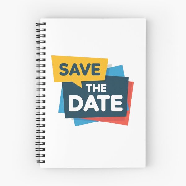 Item preview, Save The Date Colorful Typography Graphic Design designed and sold by Craft99.