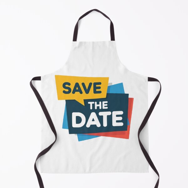 Artikelvorschau, Save the Date – Farbenfrohes Typografie-Grafikdesign entworfen und verkauft von Craft99.