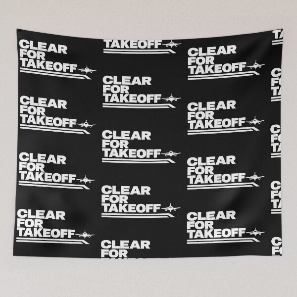 Item preview, Clear For Takeoff Aviation Pilot Flight Shirt designed and sold by StudioBilly3000.
