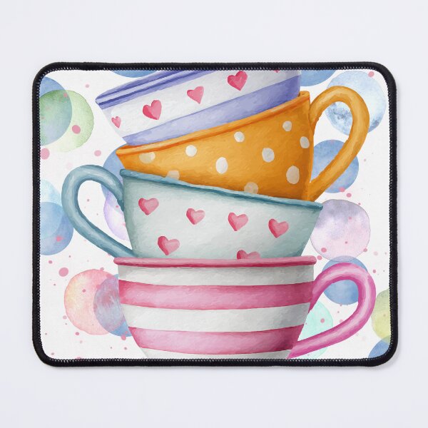 Item preview, Tea cups designed and sold by April Long Designs.