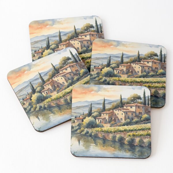 Item preview, A Village by the Lake designed and sold by Undersea Ai Art.