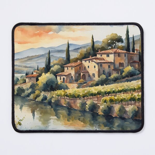 Item preview, A Village by the Lake designed and sold by Undersea Ai Art.