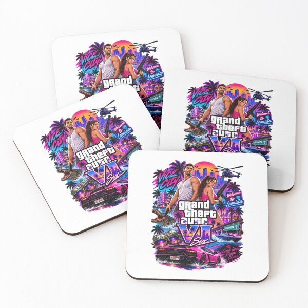 Item preview, GTA 6 Vice City, Grand Theft Auto VI Graphic, Jason Lucia Gaming designed and sold by PhilomenaGrue.