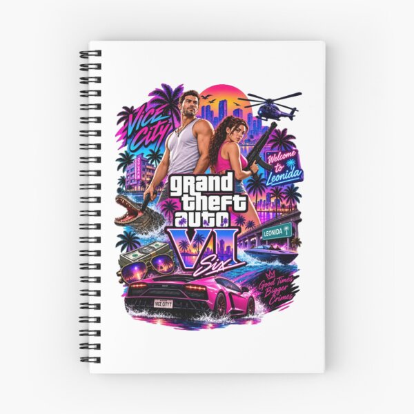 Item preview, GTA 6 Vice City, Grand Theft Auto VI Graphic, Jason Lucia Gaming designed and sold by PhilomenaGrue.