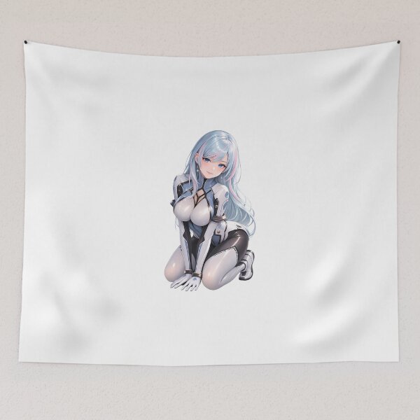 Item preview, Azura Cecillia Nijisanji ID Fanart | Blue Hair Anime VTuber designed and sold by iloveanimechibi.