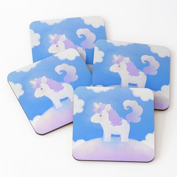 Item preview, Dreamy Pastel Unicorn in the Clouds designed and sold by tammist.