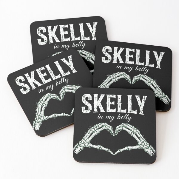 Item preview, Skelly In My Belly Skeleton Hands Heart Halloween designed and sold by Yellowriversss.