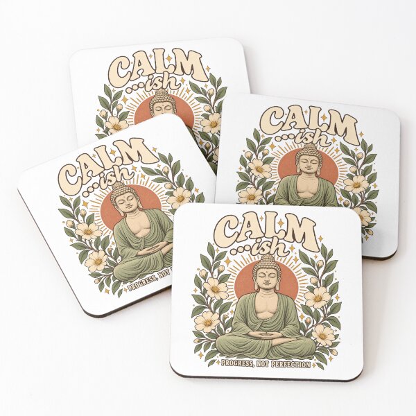 Item preview, Calm-ish Buddha – Retro Botanical Meditation designed and sold by WartonnoArt.