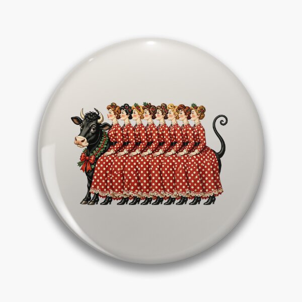 Item preview, Farmyard Design Eight Maids-A-Milking designed and sold by taiche.