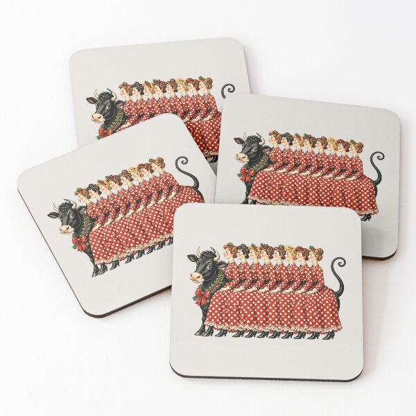 Item preview, Farmyard Design Eight Maids-A-Milking designed and sold by taiche.