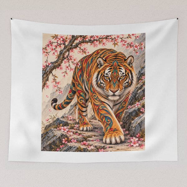 Item preview, Bohemian Tiger — The Mountain Path designed and sold by PeanutGalSean.