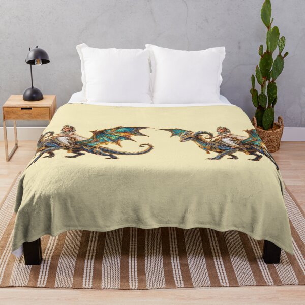 Item preview, Egyptian Queen Riding a Jeweled Dragon – Fantasy Ancient Egypt Art designed and sold by NEFERSIGN.