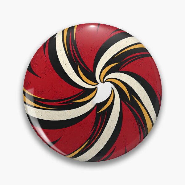 Item preview, Red Gold Vortex Spiral Abstract Swirl Art Shirt designed and sold by InkStinct-Store.