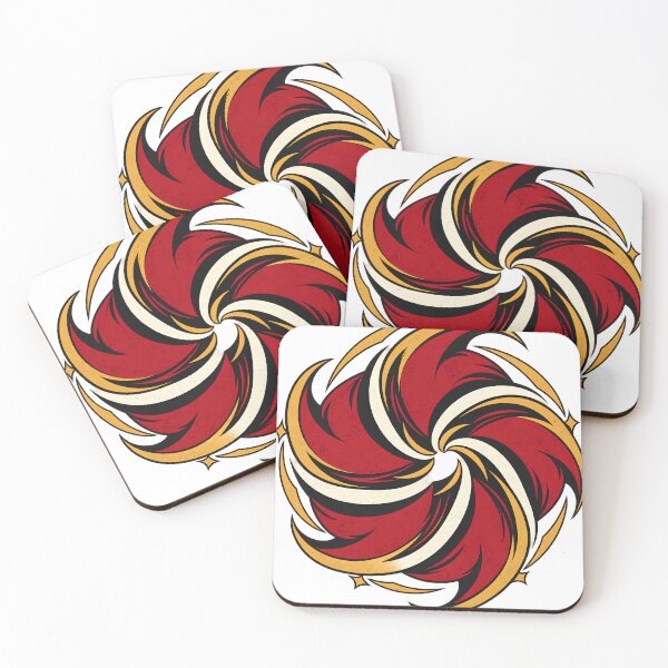 Item preview, Red Gold Vortex Spiral Abstract Swirl Art Shirt designed and sold by InkStinct-Store.